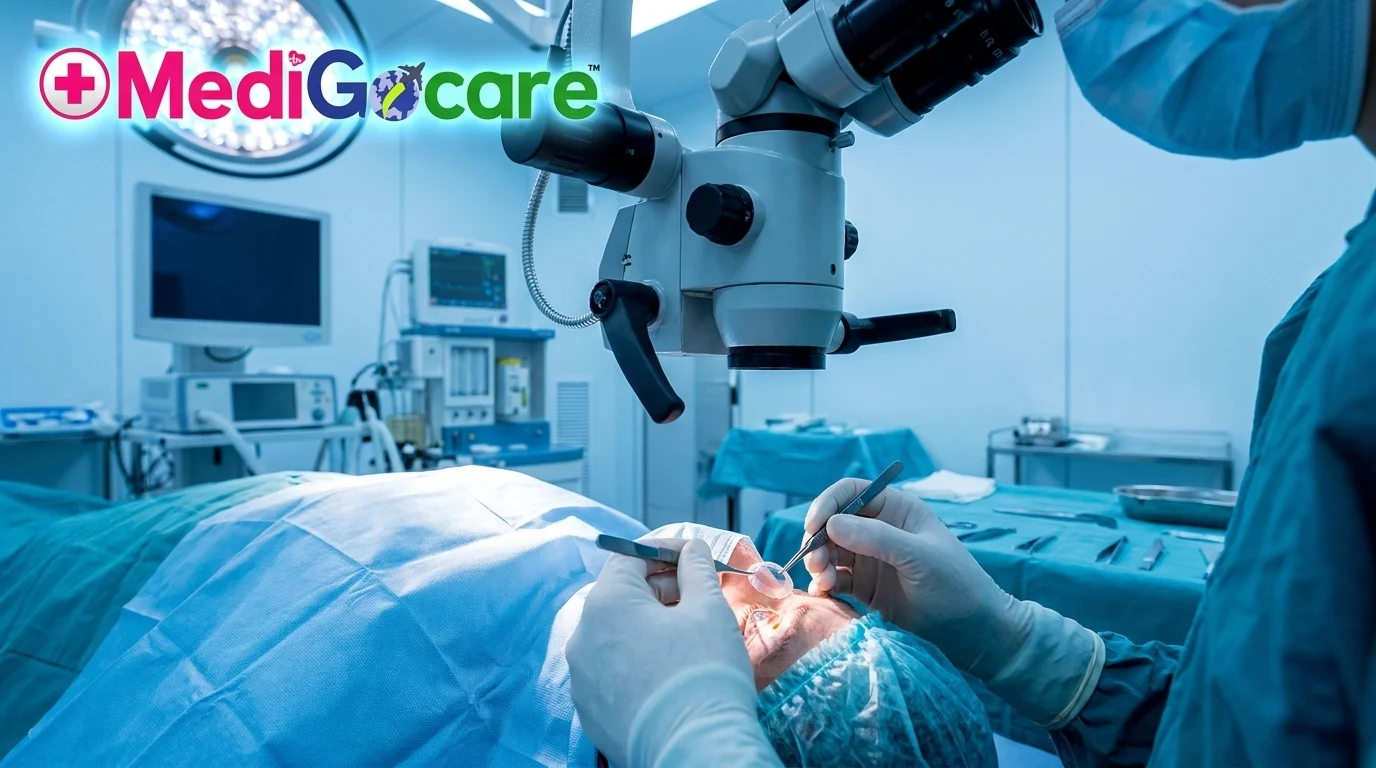 Cornea transplant surgery keratoplasty at an accredited Indian eye centre