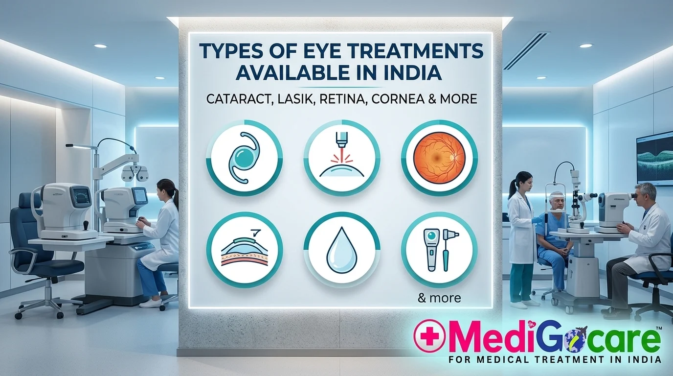 Types of eye treatments available in India