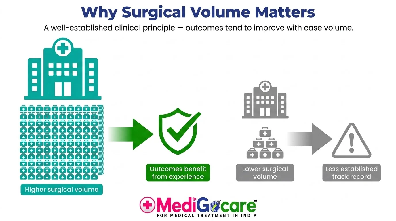 Volume-outcome relationship: how surgical case volume affects patient outcomes